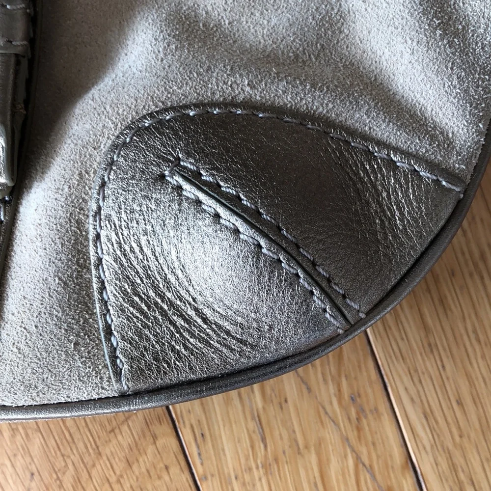 Vintage MICHAEL Michael Kors women’s Essex hobo bag TAN suede